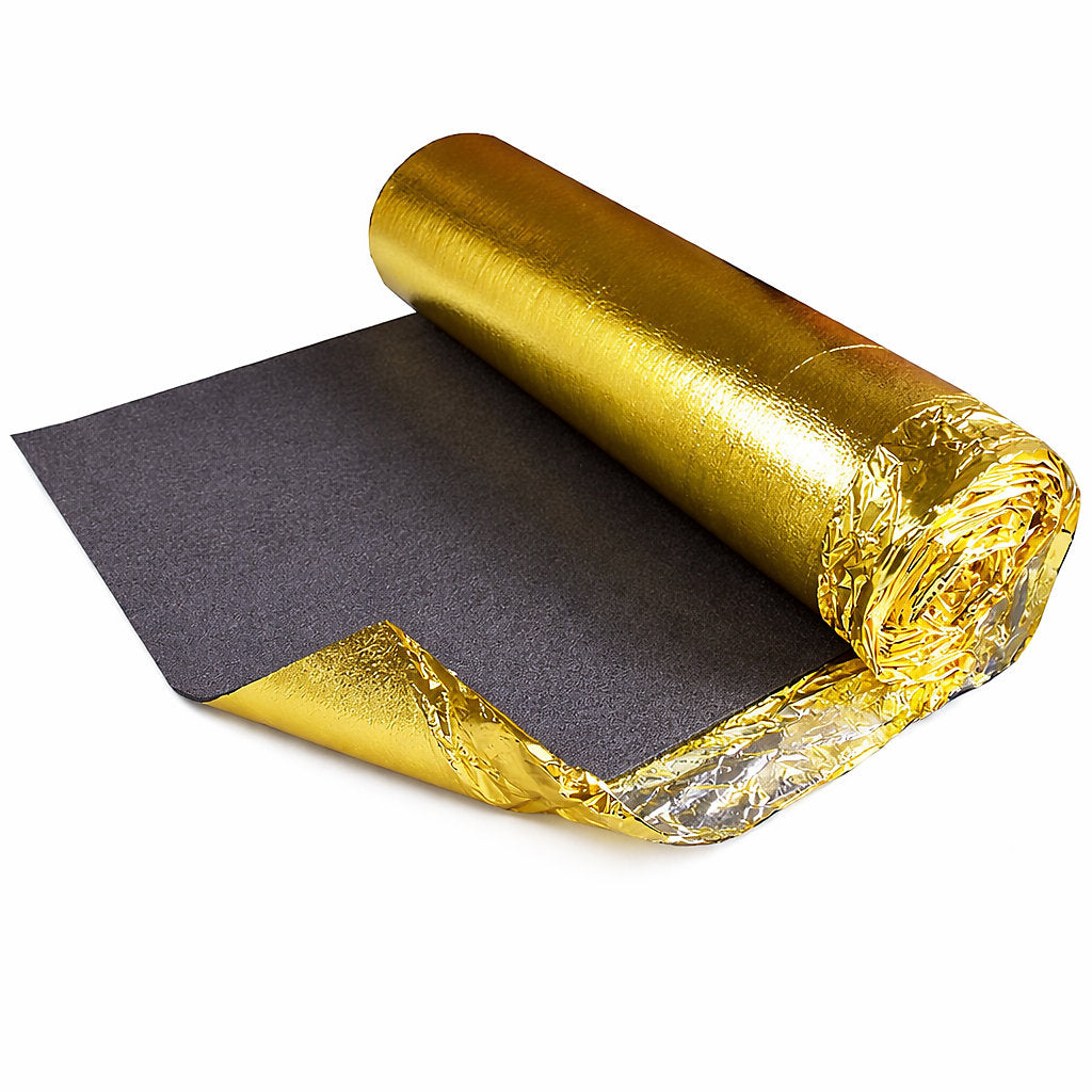Eco Gold DPM 3mm x 10m gold foil flooring underlay
