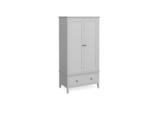 Stowe Grey Two Door Gents Wardrobe