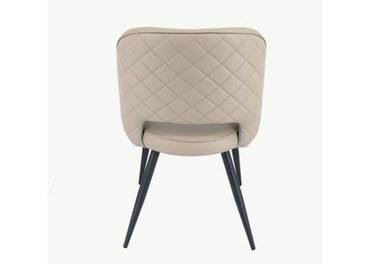Pair of Sutton Mink PU Dining Chairs - image 3