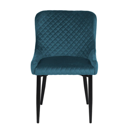 Talia Blue Velvet Dining Chair