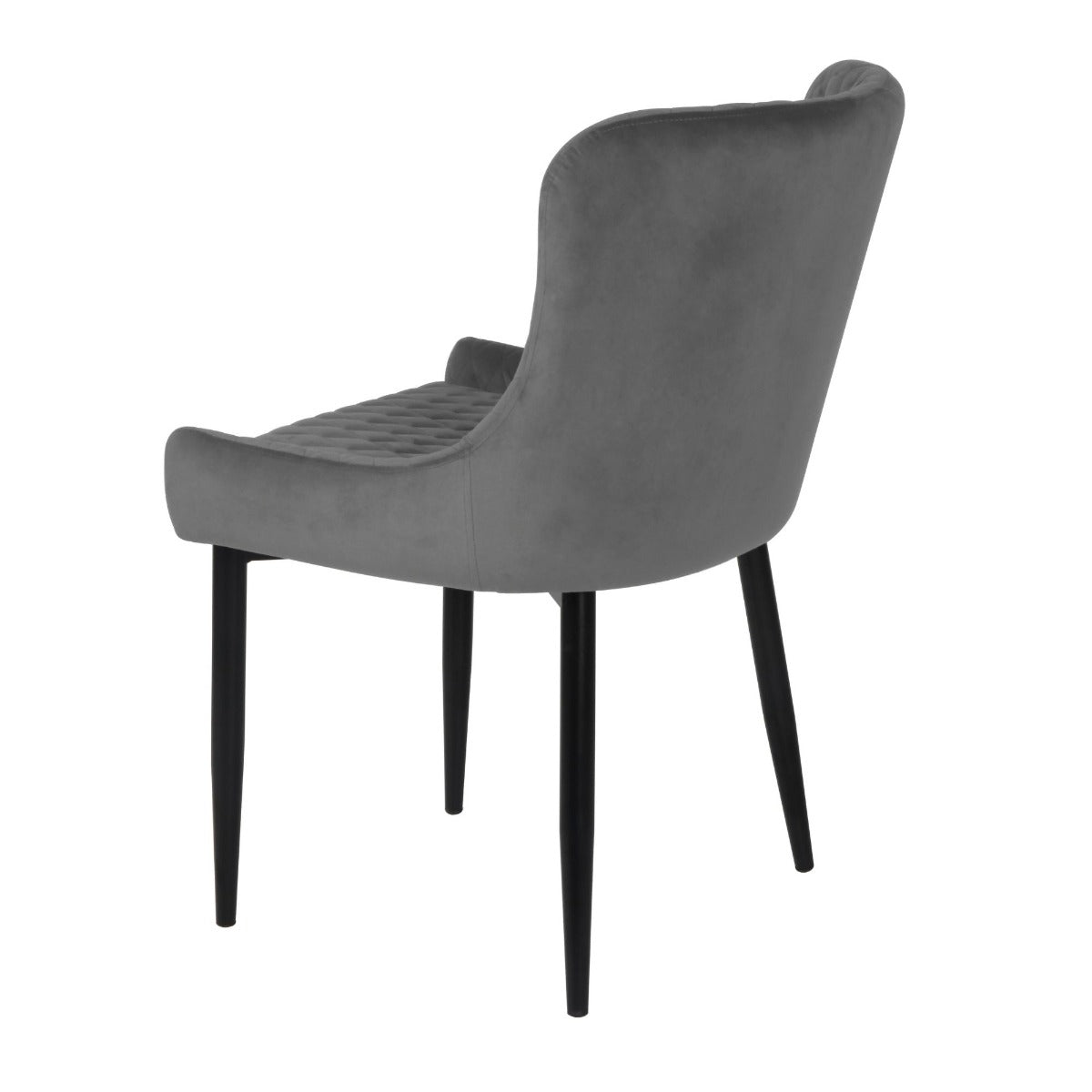 Talia Grey Velvet Dining Chair