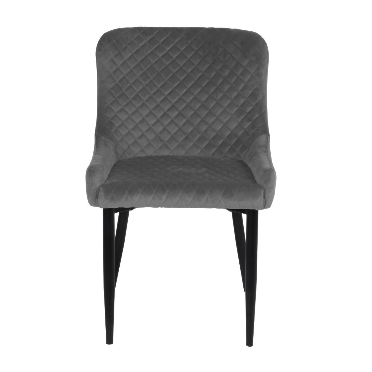 Talia Grey Velvet Dining Chair