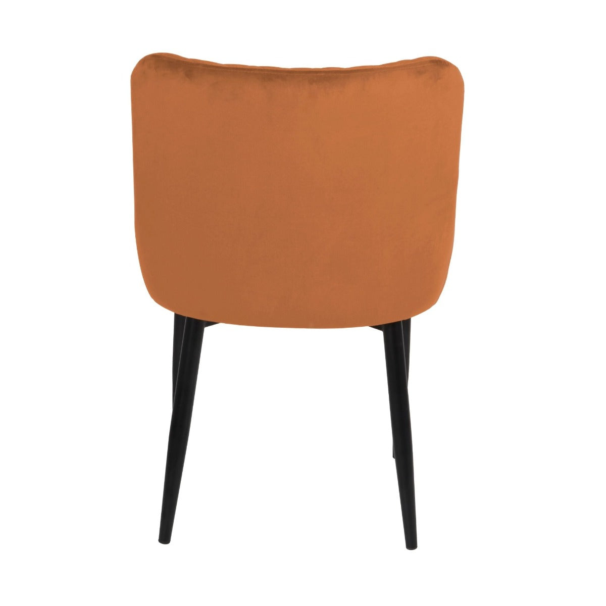 Talia Orange Velvet Dining Chair