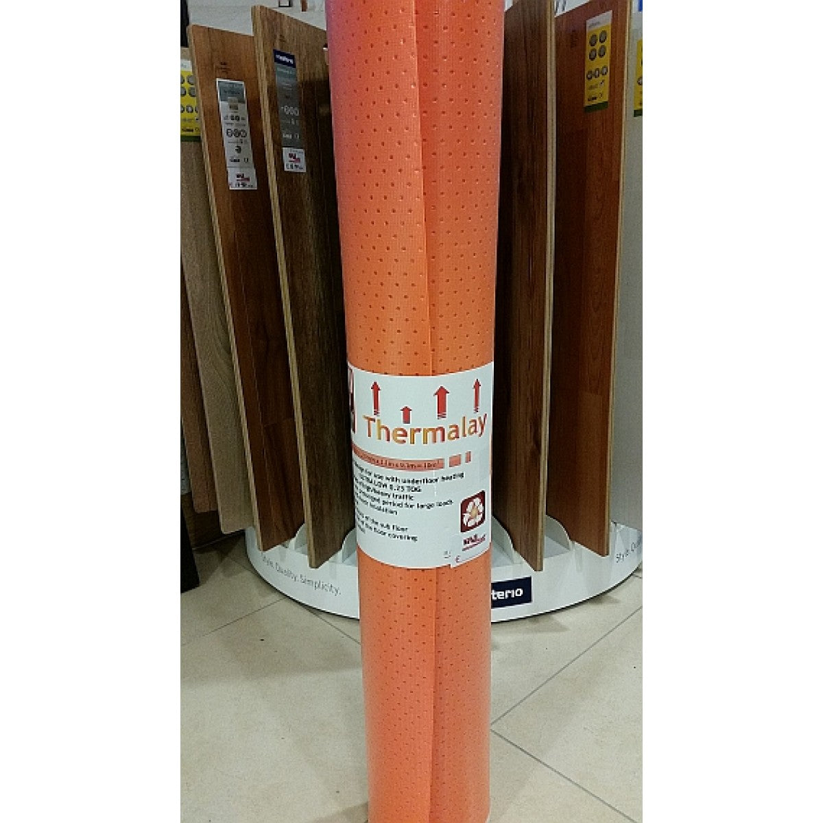 Thermalay 2mm underfloor heating acoustic underlay roll