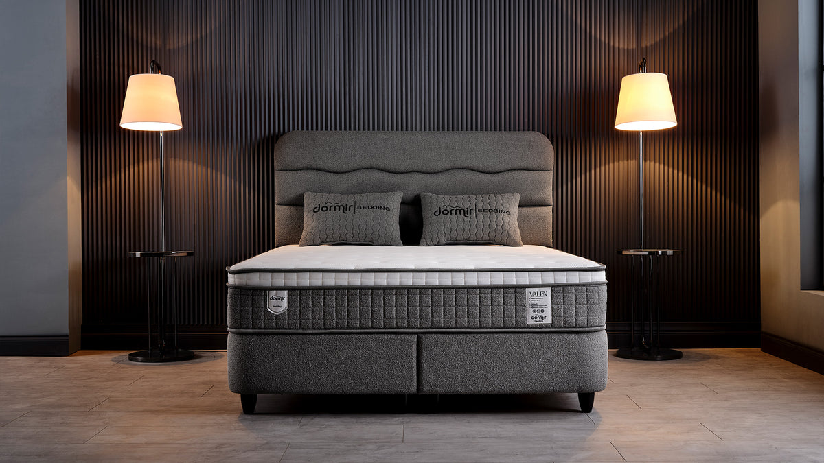 The Valen Luxury Bed | Ottoman storage