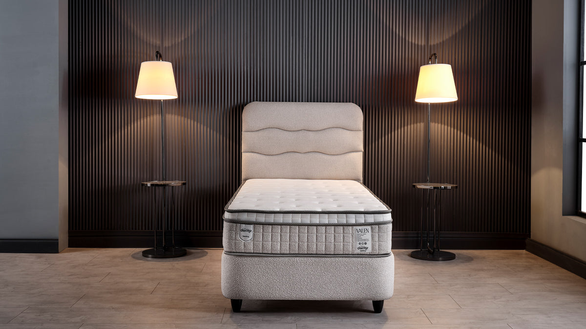 The Valen 3ft Bed & Mattress Set | Ottoman Storage