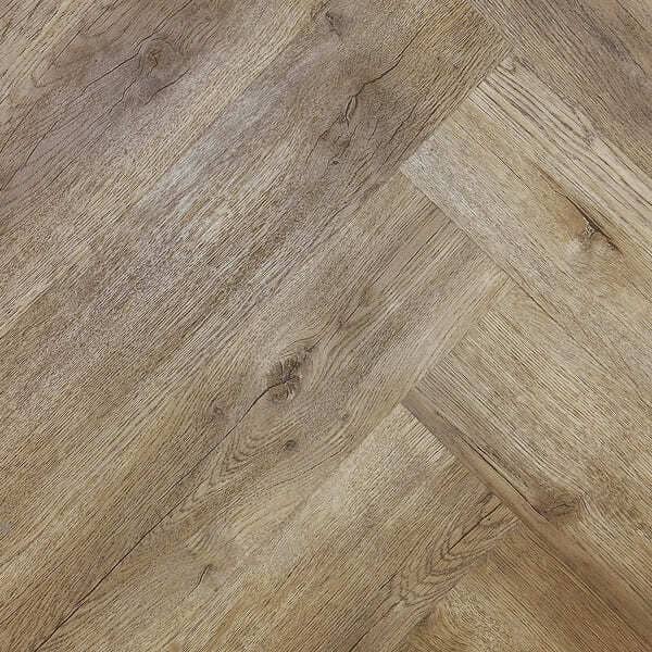 Elenza 6mm Herringbone LVT Flooring - Major Oak