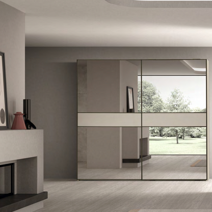 Perla Sliding Mirror Wardrobe